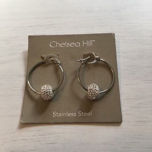 Brand new Chelsea Hill stainless steel earrings